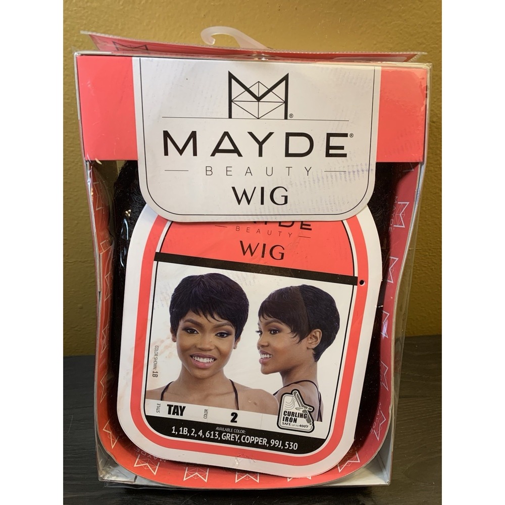MAYDE BEAUTY FACE FRAMING SHORT BROWN BANG WIG - TAY 2